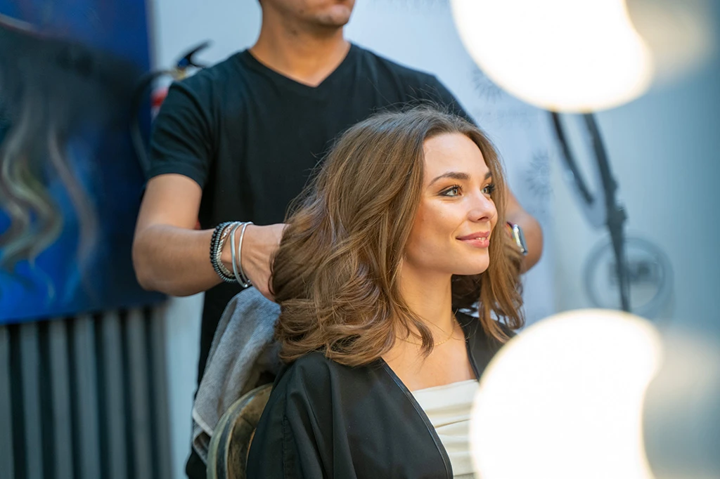 Maquillatge a Margaret Perruquers 